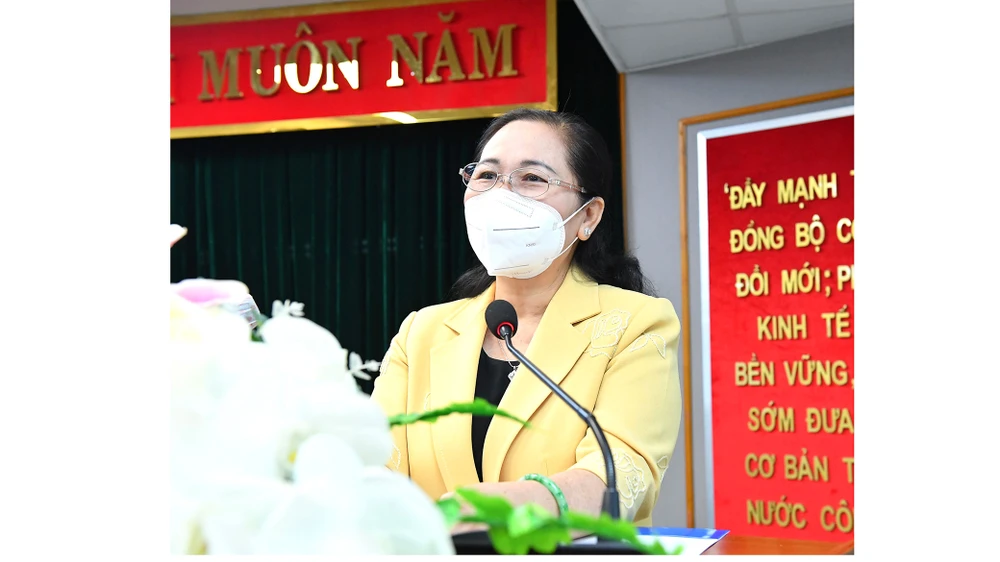 Chủ tịch HĐND TPHCM Nguyễn Thị Lệ: Đảm bảo an toàn nhưng không bỏ lỡ cơ hội phát triển ảnh 1 Chủ tịch HĐND TPHCM Nguyễn Thị Lệ: Đảm bảo an toàn nhưng không bỏ lỡ cơ hội phát triển ảnh 1