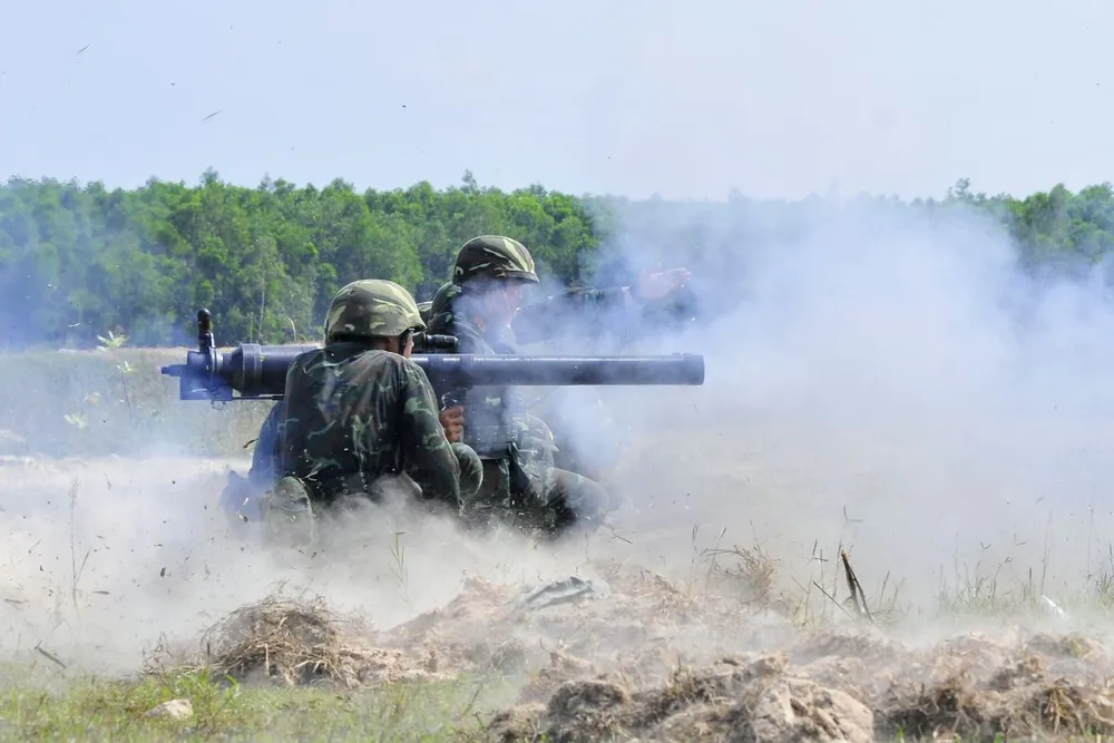 Diễn tập có bắn đạn thật cấp Tiểu đoàn ảnh 4 Diễn tập có bắn đạn thật cấp Tiểu đoàn ảnh 4