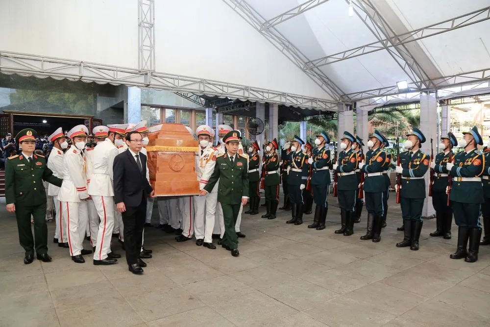 Lễ truy điệu và tiễn đưa Thượng tướng Nguyễn Thành Cung về nơi an nghỉ cuối cùng ảnh 4