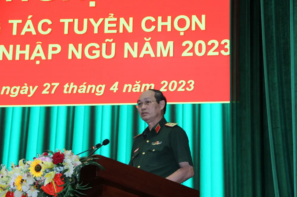 Trung tướng Nguyễn Văn Nam phát biểu tại hội nghị. Ảnh: TRẦN YÊN Trung tướng Nguyễn Văn Nam phát biểu tại hội nghị. Ảnh: TRẦN YÊN