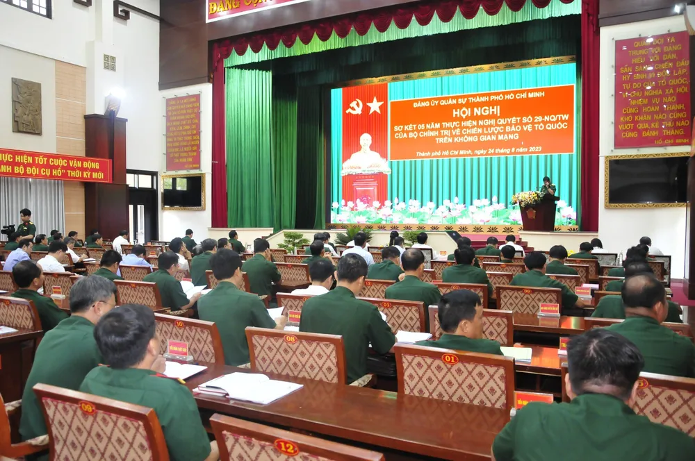 Quang cảnh Hội nghị sơ kết 5 năm thực hiện Nghị quyết số 29 của Bộ Chính trị