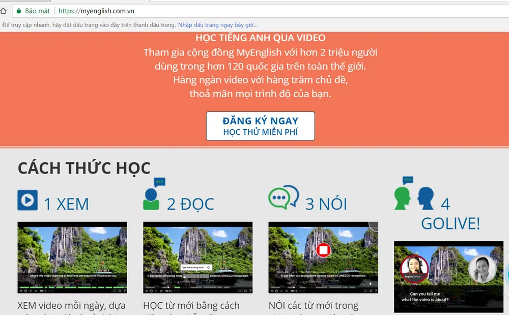 Học tiếng Anh trực tuyến với công nghệ thông minh nhận dạng giọng nói ảnh 1