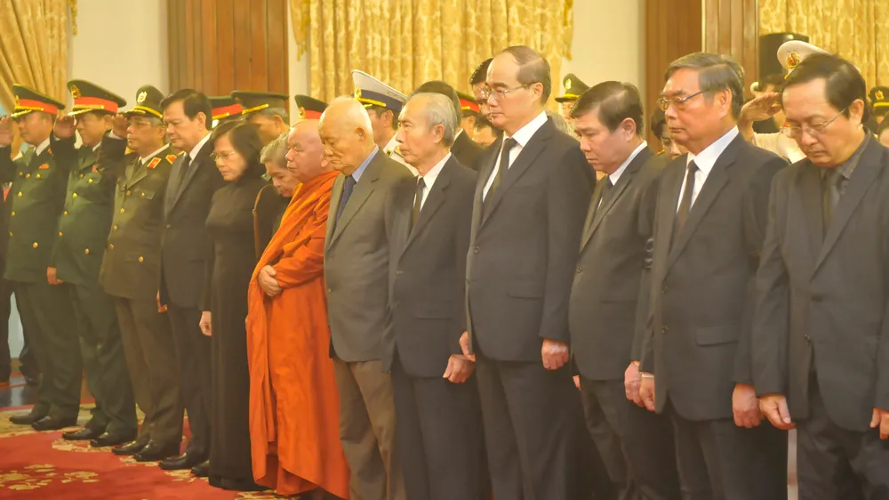 Tổ chức trọng thể Lễ truy điệu, tiễn đưa nguyên Tổng Bí thư Đỗ Mười ảnh 15