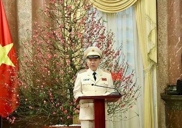 Tổng Bí thư, Chủ tịch nước Nguyễn Phú Trọng chủ trì lễ phong hàm 2 Đại tướng ảnh 3 Tổng Bí thư, Chủ tịch nước Nguyễn Phú Trọng chủ trì lễ phong hàm 2 Đại tướng ảnh 3