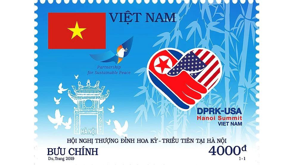 Phát hành bộ tem đặc biệt chào mừng Hội nghị thượng đỉnh Mỹ - Triều lần thứ 2