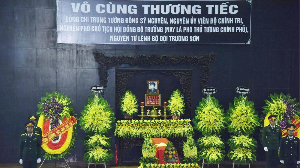  Cử hành trọng thể Lễ tang cấp Nhà nước Trung tướng Đồng Sỹ Nguyên 