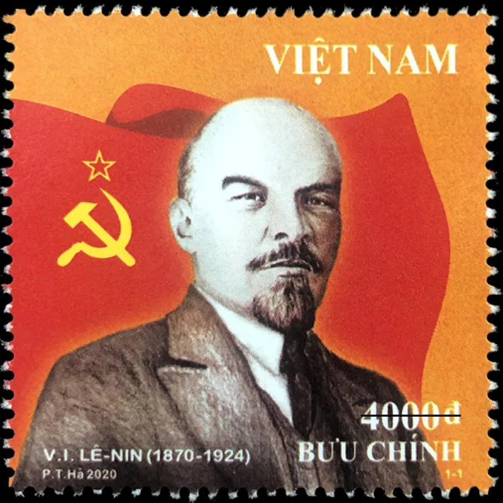 Phát hành bộ tem Kỷ niệm 150 năm ngày sinh Lênin ảnh 1 Phát hành bộ tem Kỷ niệm 150 năm ngày sinh Lênin ảnh 1