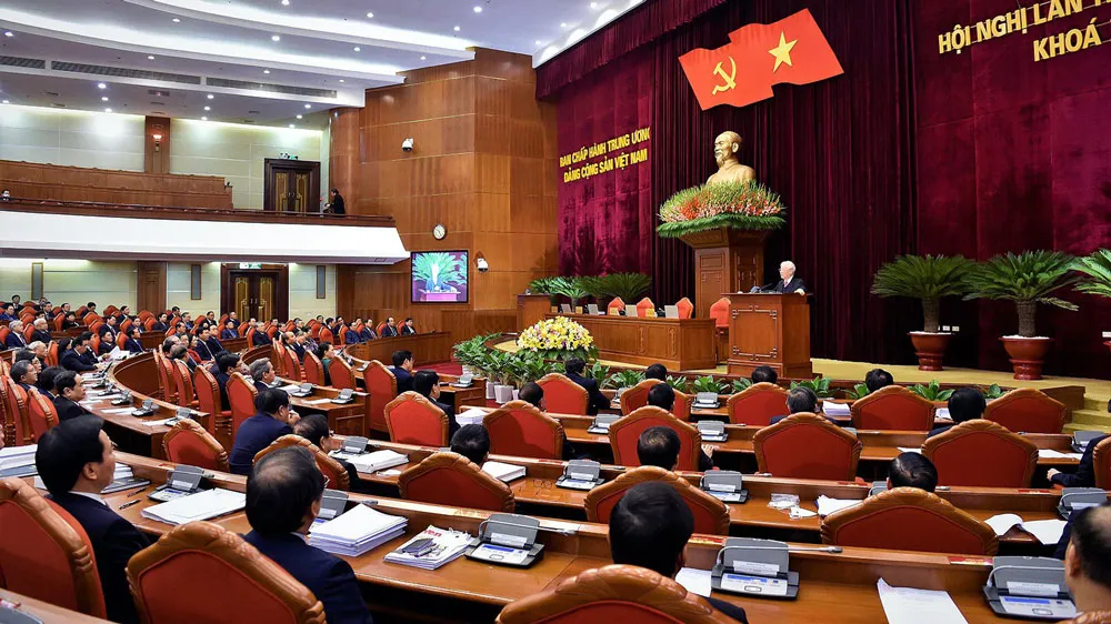 Bế mạc Hội nghị Trung ương lần thứ 14: Thống nhất cao về nhân sự tham gia Bộ Chính trị, Ban Bí thư khóa XIII ảnh 1