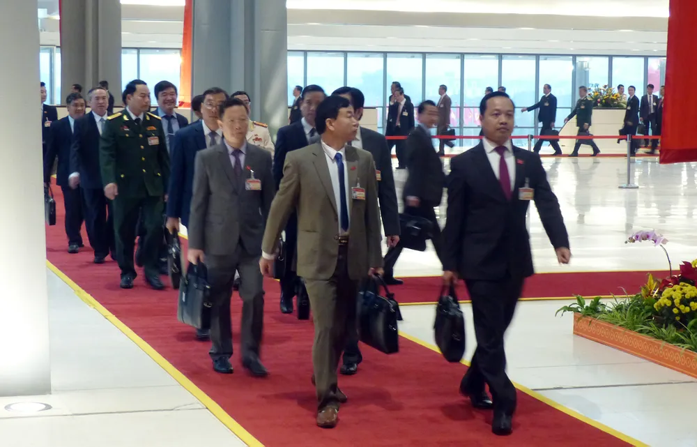 Đại biểu dự Đại hội XIII của Đảng vào Lăng viếng Chủ tịch Hồ Chí Minh ảnh 14