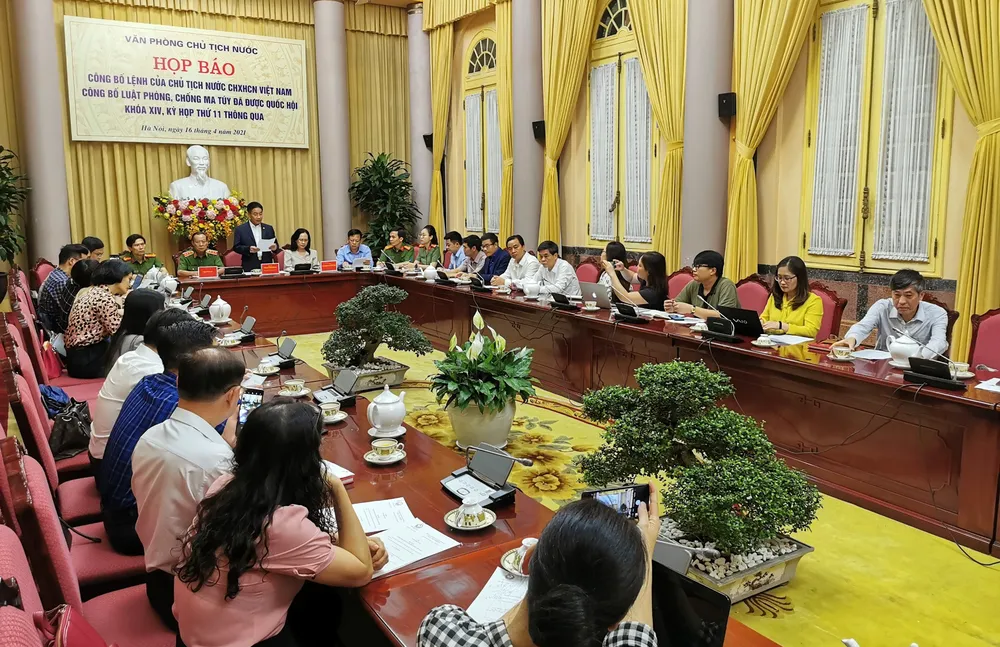 Công bố Lệnh của Chủ tịch nước về Luật Phòng, chống ma túy ảnh 1