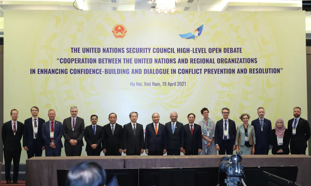 Chủ tịch nước Nguyễn Xuân Phúc chủ trì phiên thảo luận Hội đồng Bảo an Liên hiệp quốc ảnh 2