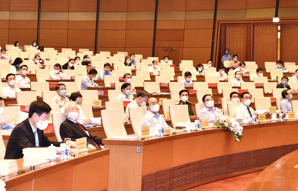 Tổng Bí thư Nguyễn Phú Trọng: Cán bộ, đảng viên phải suy nghĩ, hành động vì lợi ích chung, vì hạnh phúc của nhân dân ảnh 6