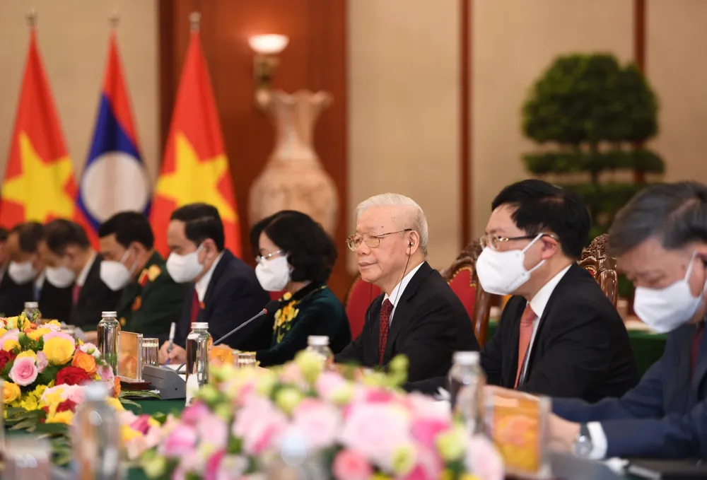 Tổng Bí thư, Chủ tịch nước Lào Thongloun Sisoulith thăm hữu nghị chính thức Việt Nam ảnh 6 Tổng Bí thư, Chủ tịch nước Lào Thongloun Sisoulith thăm hữu nghị chính thức Việt Nam ảnh 6