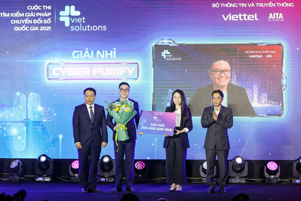 Trao giải cuộc thi Viet Solutions 2021 ảnh 2