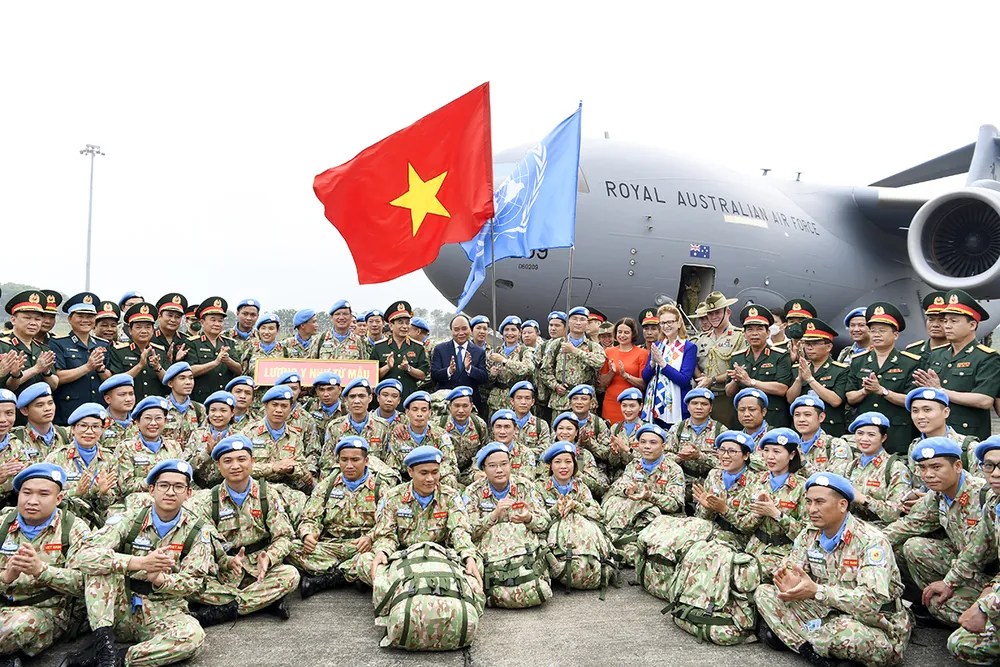 Chủ tịch nước dự Lễ xuất quân gìn giữ hòa bình Liên hiệp quốc tại Abyei và Nam Sundan ảnh 4