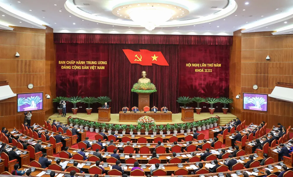 Khai mạc Hội nghị lần thứ 5 Ban Chấp hành Trung ương Đảng khóa XIII: Thảo luận, quyết định những vấn đề rất lớn và hệ trọng  ảnh 1