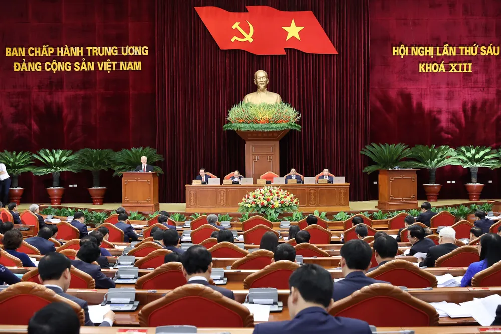 Tổng Bí thư Nguyễn Phú Trọng gợi mở 5 vấn đề lớn tại Hội nghị lần thứ 6 Ban Chấp hành Trung ương Đảng khóa XIII ảnh 6 Tổng Bí thư Nguyễn Phú Trọng gợi mở 5 vấn đề lớn tại Hội nghị lần thứ 6 Ban Chấp hành Trung ương Đảng khóa XIII ảnh 6
