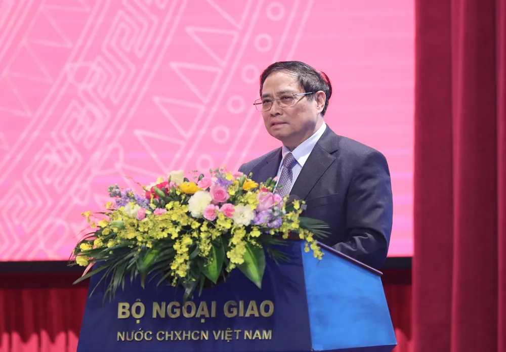 Thủ tướng Phạm Minh Chính phát biểu chỉ đạo hội nghị. Ảnh: QUANG PHÚC