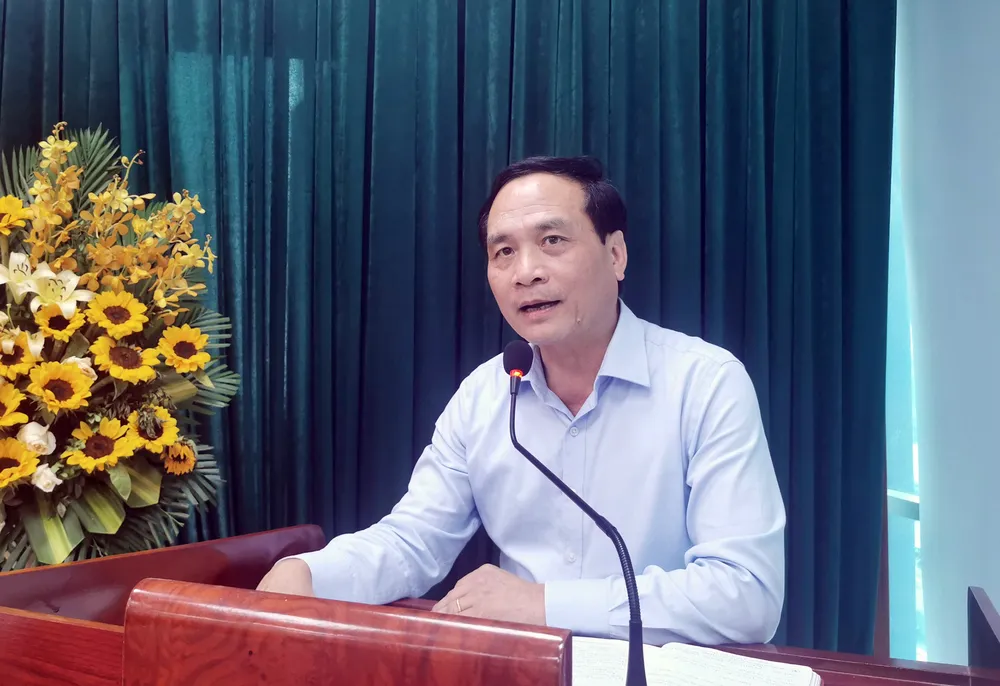 PGS-TS Phạm Ngọc Linh phát biểu tại cuộc gặp gỡ báo chí. Ảnh: TRẦN BÌNH PGS-TS Phạm Ngọc Linh phát biểu tại cuộc gặp gỡ báo chí. Ảnh: TRẦN BÌNH