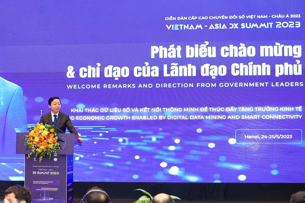 Phó Thủ tướng Trần Hồng Hà phát biểu tại diễn đàn. Ảnh T.B Phó Thủ tướng Trần Hồng Hà phát biểu tại diễn đàn. Ảnh T.B