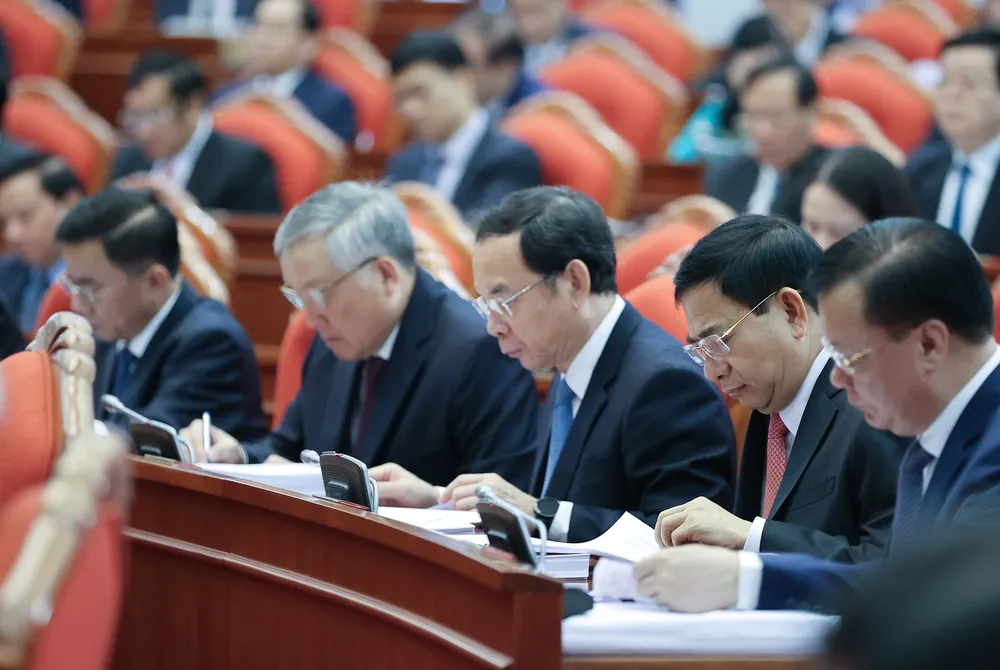 Các đại biểu tham dự hội nghị trong phiên khai mạc. Ảnh: VIẾT CHUNG Các đại biểu tham dự hội nghị trong phiên khai mạc. Ảnh: VIẾT CHUNG