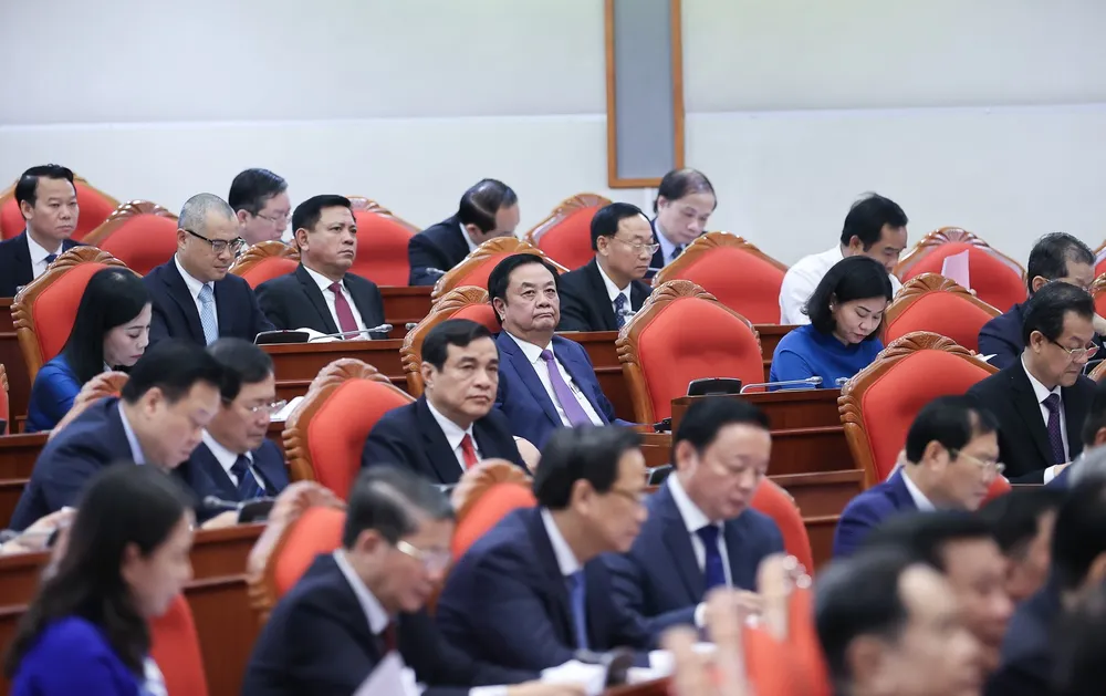 Các đại biểu tham dự hội nghị trong phiên khai mạc. Ảnh: VIẾT CHUNG Các đại biểu tham dự hội nghị trong phiên khai mạc. Ảnh: VIẾT CHUNG