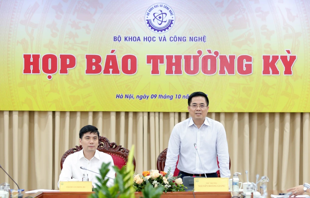 Bộ KH-CN tổ chức họp báo thường kỳ quý 3