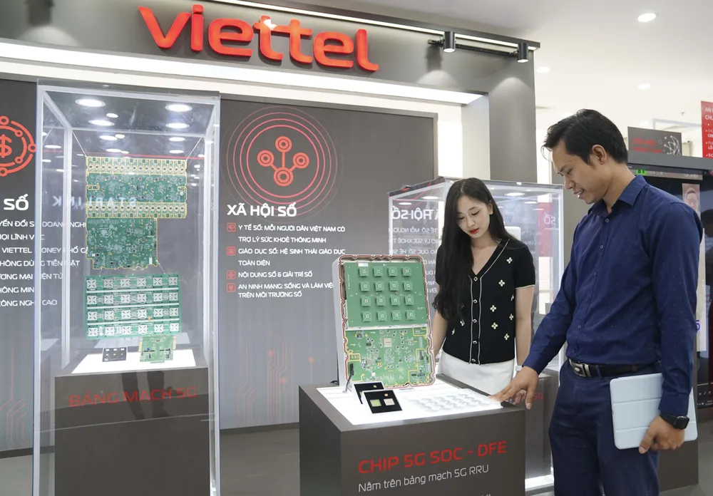 Chip và những thiết bị 5G do Viettel sản xuất ứng dụng các công nghệ mới nhất, đạt các tiêu chuẩn của thế giới