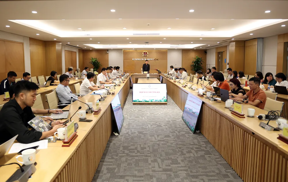 Quang cảnh cuộc họp báo