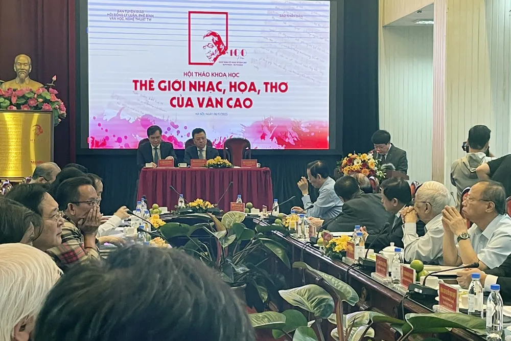 Quang cảnh cuộc hội thảo