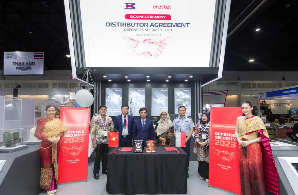 Lễ ký kết diễn ra trong khuôn khổ Triển lãm Quốc phòng và An ninh 2023 (Defense &amp; Security 2023) tại Bangkok, Thái Lan