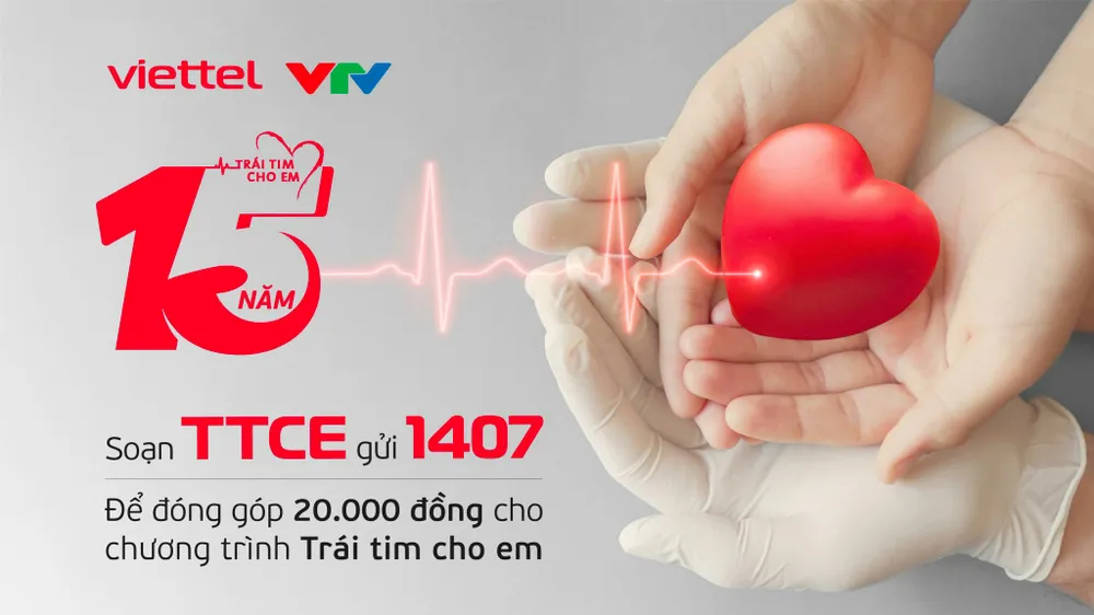 Mọi người có thể soạn tin nhắn TTCE gửi 1407 để ủng hộ chương trình "Trái tim cho em" Mọi người có thể soạn tin nhắn TTCE gửi 1407 để ủng hộ chương trình "Trái tim cho em"