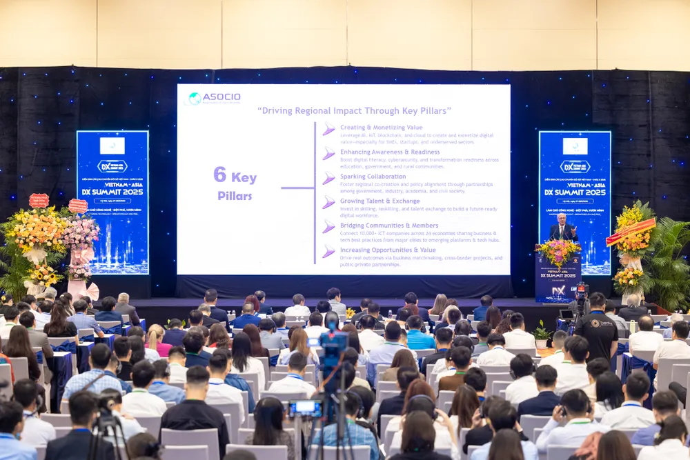 Общая дискуссионная сессия на саммите Vietnam - Asia DX Summit 2025 Anh VINASA 5.JPG