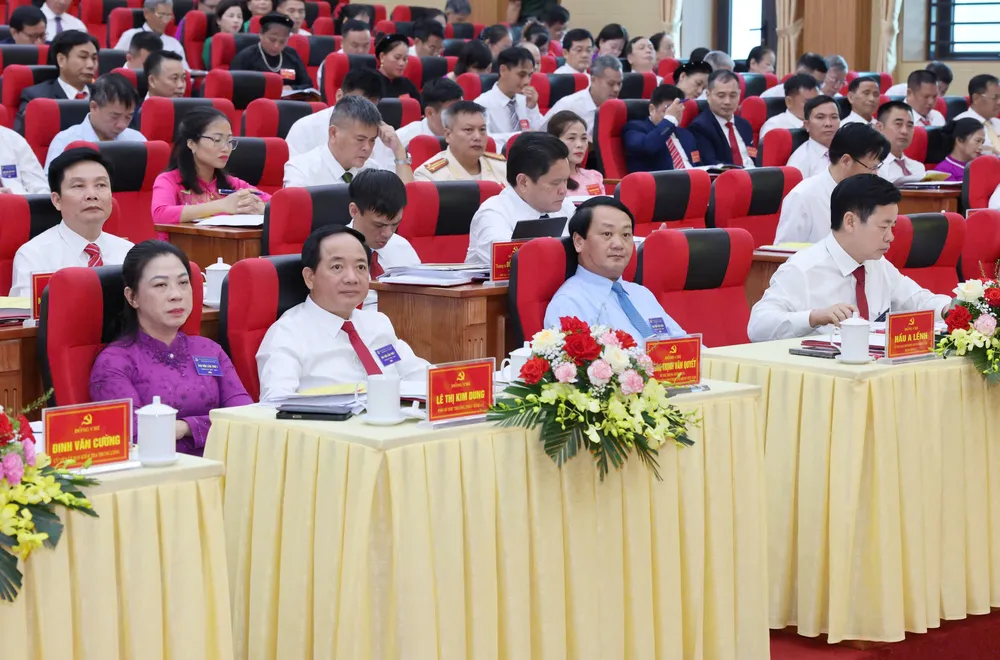 ប្រតិភូចូលរួមសមាជ។ រូបថត៖ QUANG PHUC Anh Vi Xuyen 4.jpg