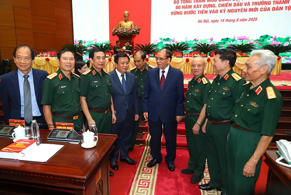 Các đại biểu dự hội thảo. Ảnh: BQP Hoi thao Bo TTM 1.jpg