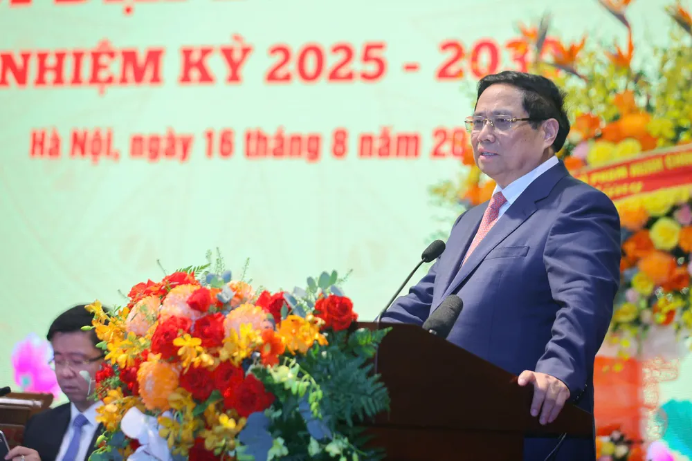 Thủ tướng Phạm Minh Chính phát biểu chỉ đạo đại hội Dai hoi Bo KHCN 2.jpg