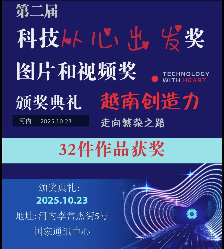 第二届“科技从心出发”奖颁奖典礼在河内举行