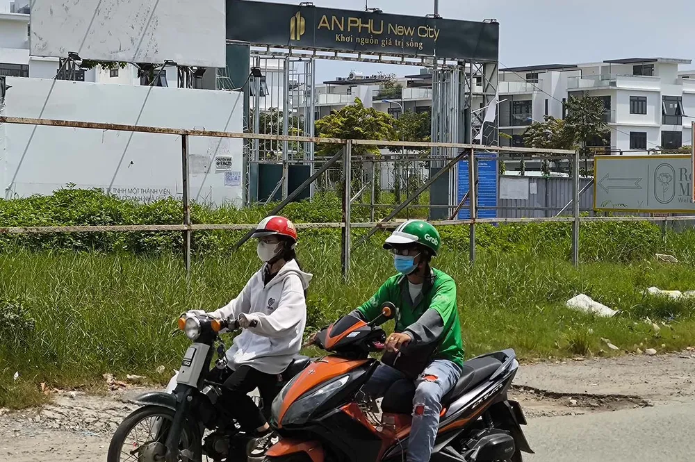 Một góc Khu đô thị phát triển An Phú trên đường Nguyễn Hoàng, phường An Phú, TP Thủ Đức