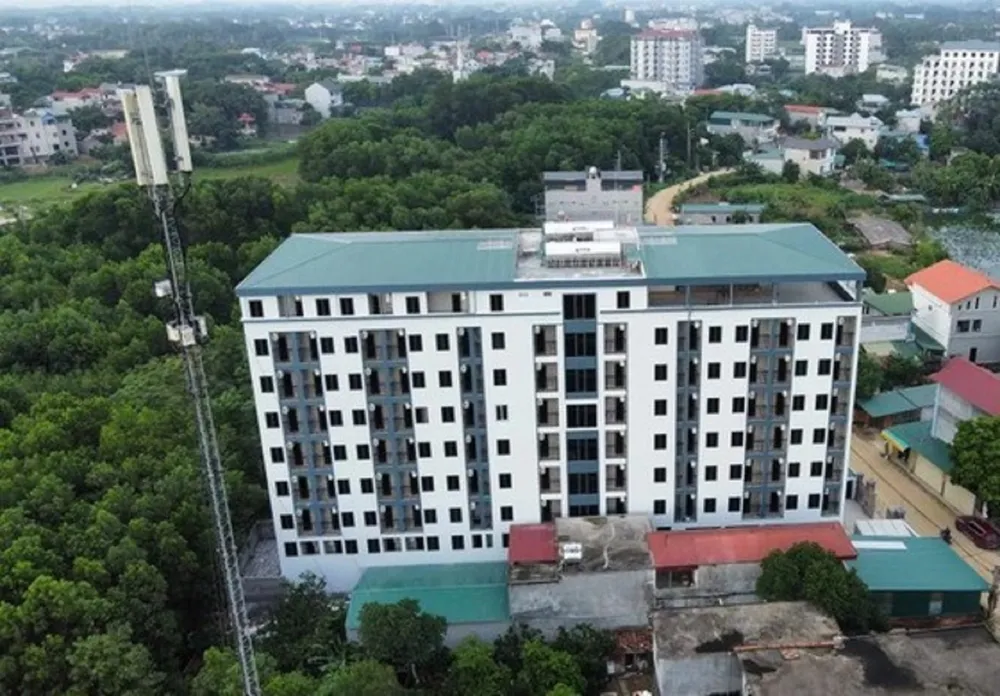 Công trình chung cư mini "My House" ở huyện Thạch Thất có nhiều vi phạm Công trình chung cư mini "My House" ở huyện Thạch Thất có nhiều vi phạm