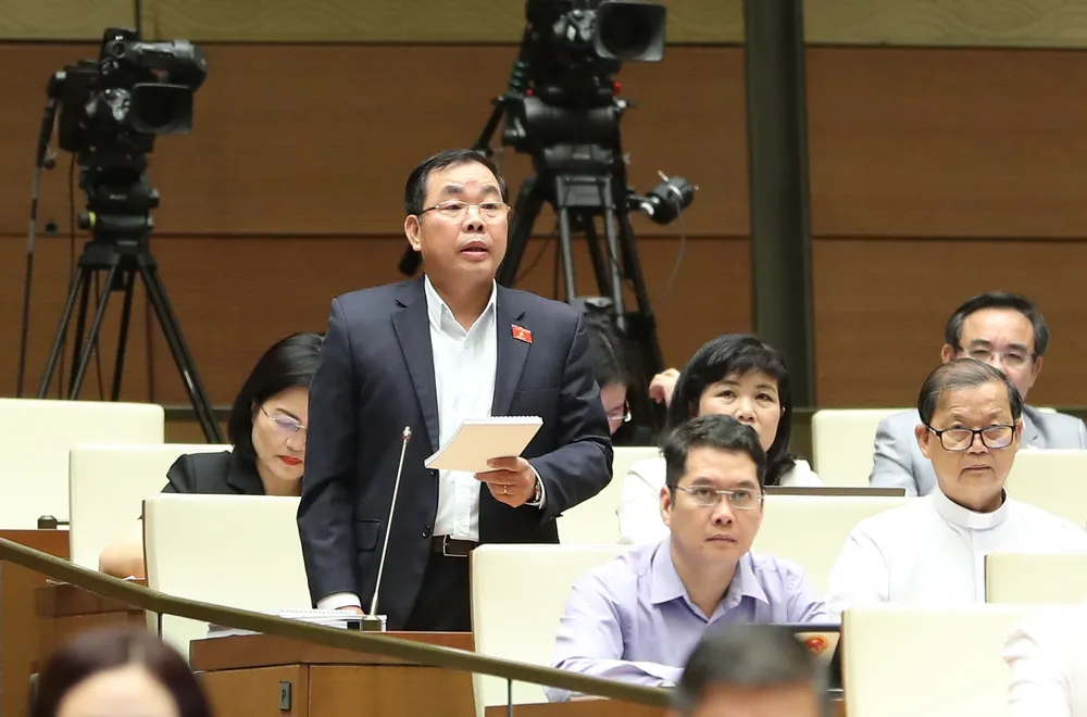 Đại biểu Nguyễn Quang Huân. Ảnh: QUANG PHÚC Đại biểu Nguyễn Quang Huân. Ảnh: QUANG PHÚC