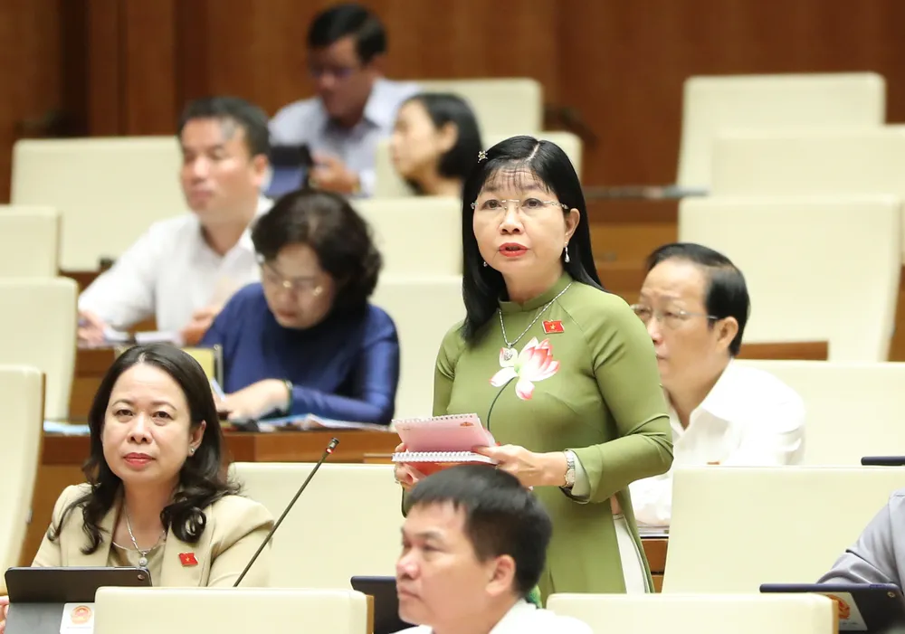 Đại biểu Trần Thị Thanh Hương (An Giang). Ảnh: QUANG PHÚC Đại biểu Trần Thị Thanh Hương (An Giang). Ảnh: QUANG PHÚC