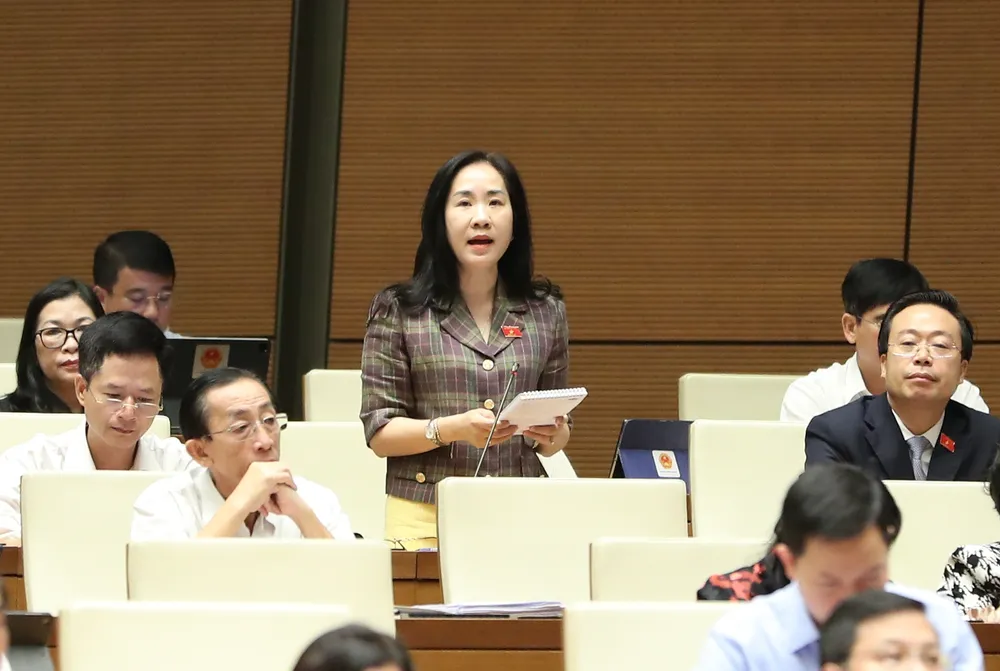 Đại biểu Đoàn Thị Thanh Mai (Hưng Yên). Ảnh: QUANG PHÚC Đại biểu Đoàn Thị Thanh Mai (Hưng Yên). Ảnh: QUANG PHÚC