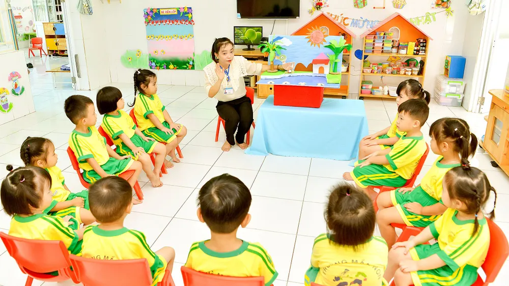Giáo viên mầm non - Khi hạnh phúc dệt bằng yêu thương | BÁO SÀI GÒN GIẢI  PHÓNG