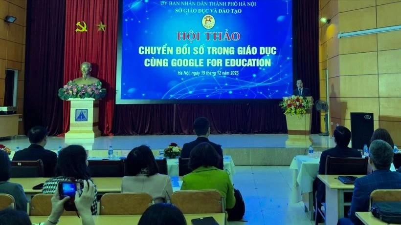 Hội thảo chuyển đổi số cho giáo dục của Sở GD-ĐT Hà Nội