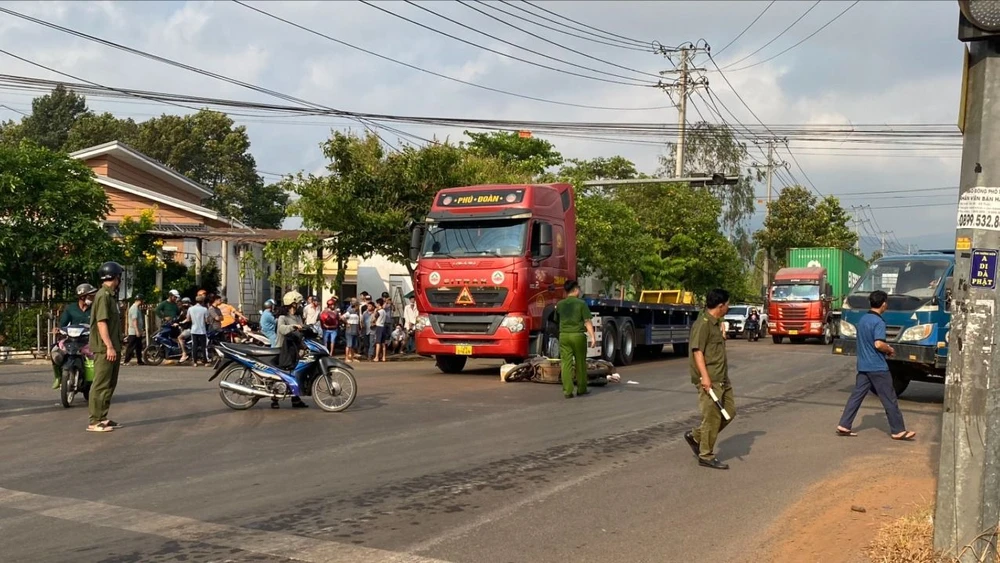 Hiện trường vụ tai nạn