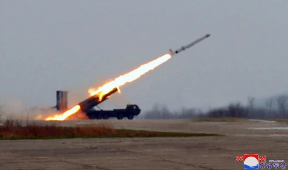 Triều Tiên thông báo các cuộc thử nghiệm đạt được mục tiêu nhất định. (Ảnh: KCNA/TTXVN)