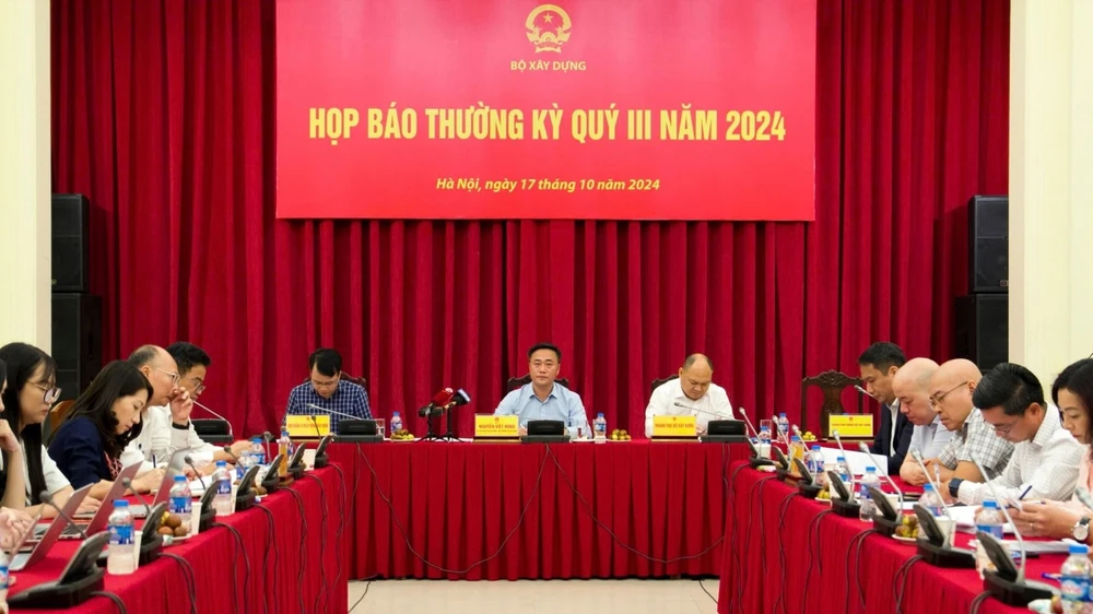 Quang cảnh họp báo