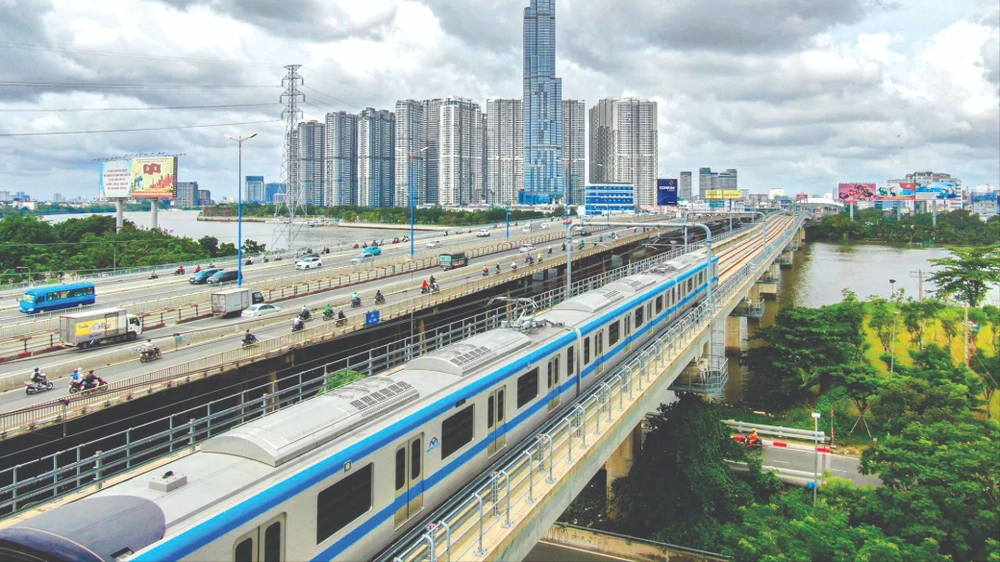 Tuyến metro số 1 vượt cầu Sài Gòn từ TP Thủ Đức về TPHCM