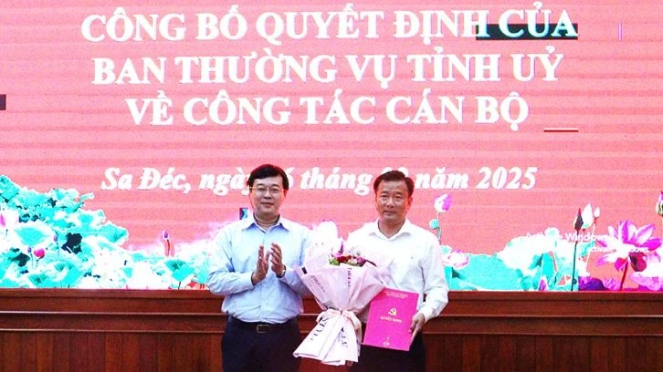 Đồng chí Nguyễn Phước Thiện giữ chức Bí thư Thành ủy Sa Đéc nhiệm kỳ 2020-2025