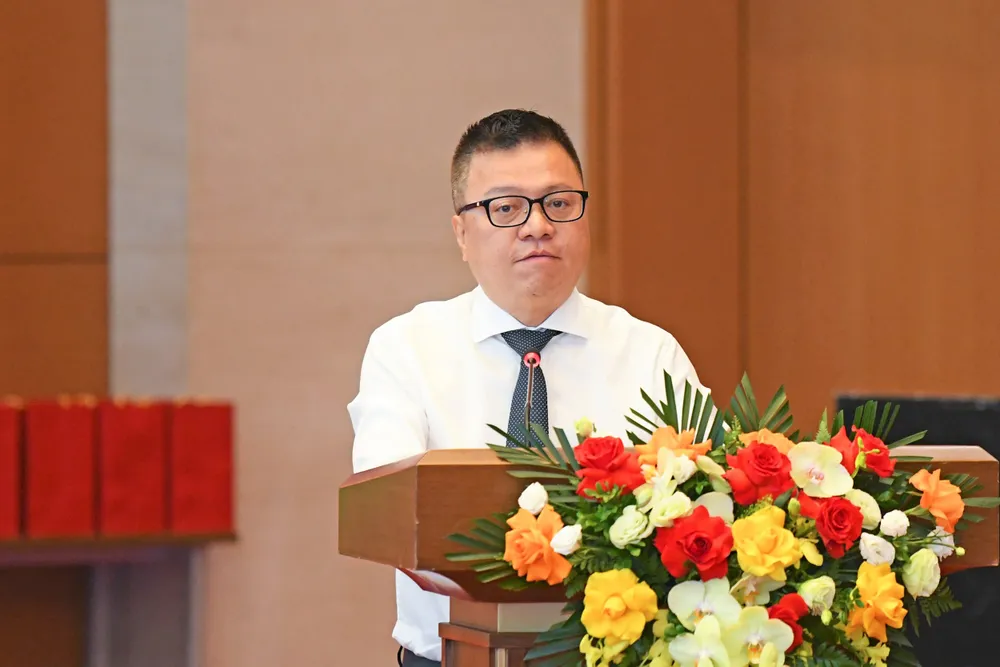 Phó Trưởng Ban Tuyên giáo và Dân vận Trung ương, Chủ tịch Hội Nhà báo Việt Nam, Tổng Biên tập Báo Nhân dân Lê Quốc Minh phát biểu tại cuộc gặp le-quoc-minh-5430-4238.jpg